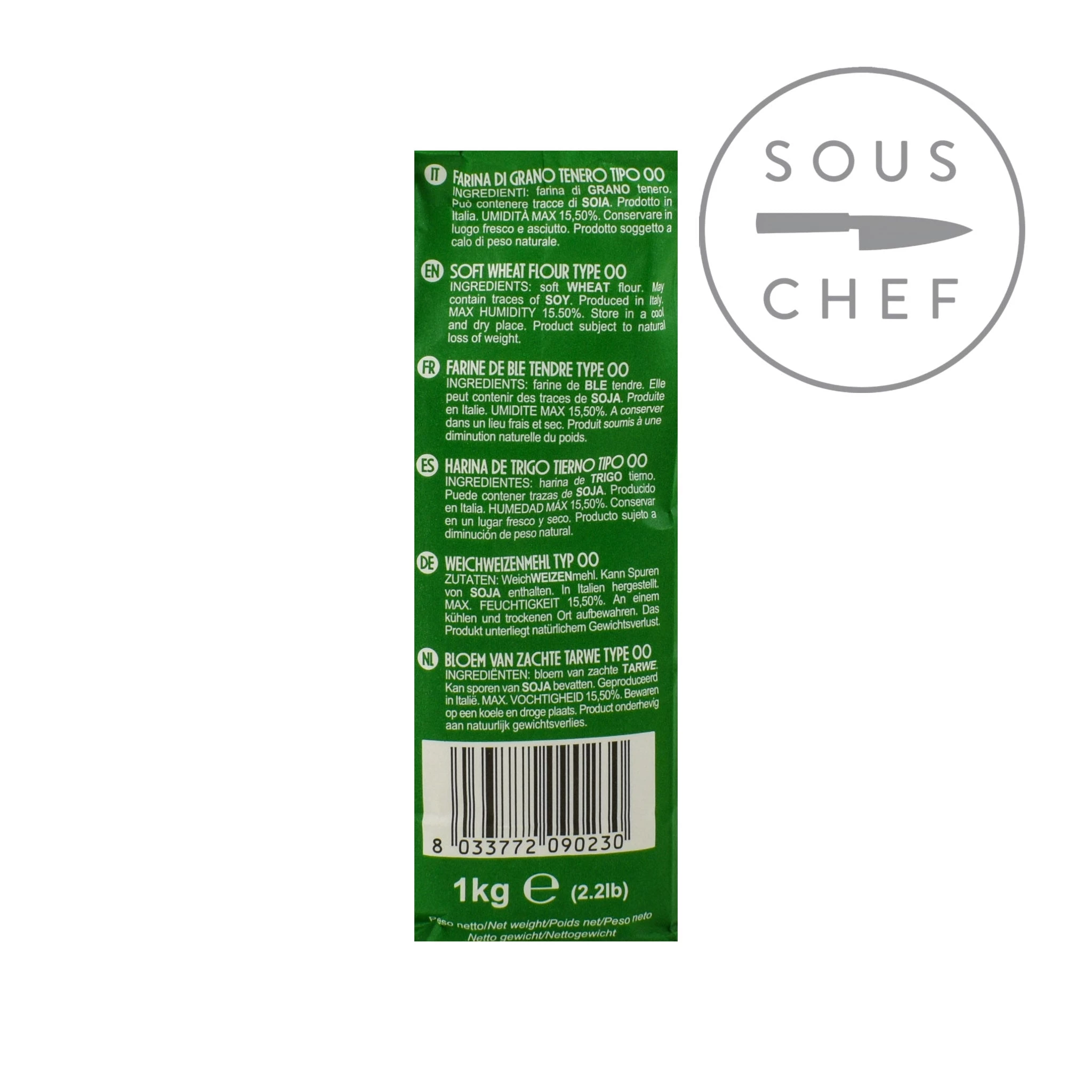 Dalla Giovanna 00 Flotte De Pizza 1kg 4 Dalla Giovanna 00 Flotte De Pizza 1kg – Image 2