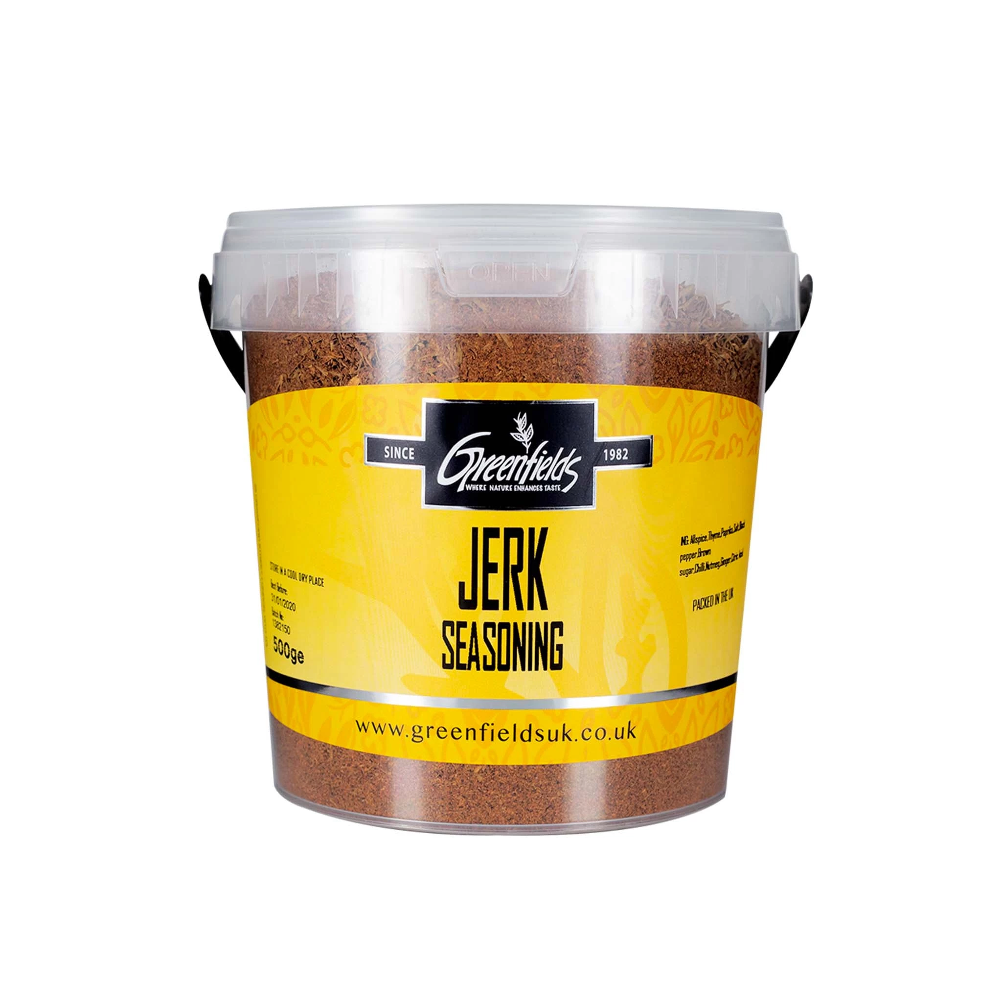 Greenfields Ingredients Jerk Seasoning Catering Size 3 Greenfields Ingredients Jerk Seasoning Catering Size