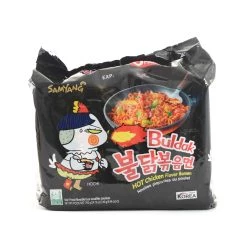 Samyang Poulet Chaud "Nouilles De Feu Coréen" 5 X 140g Pâtes, Riz & Amp; Nouilles