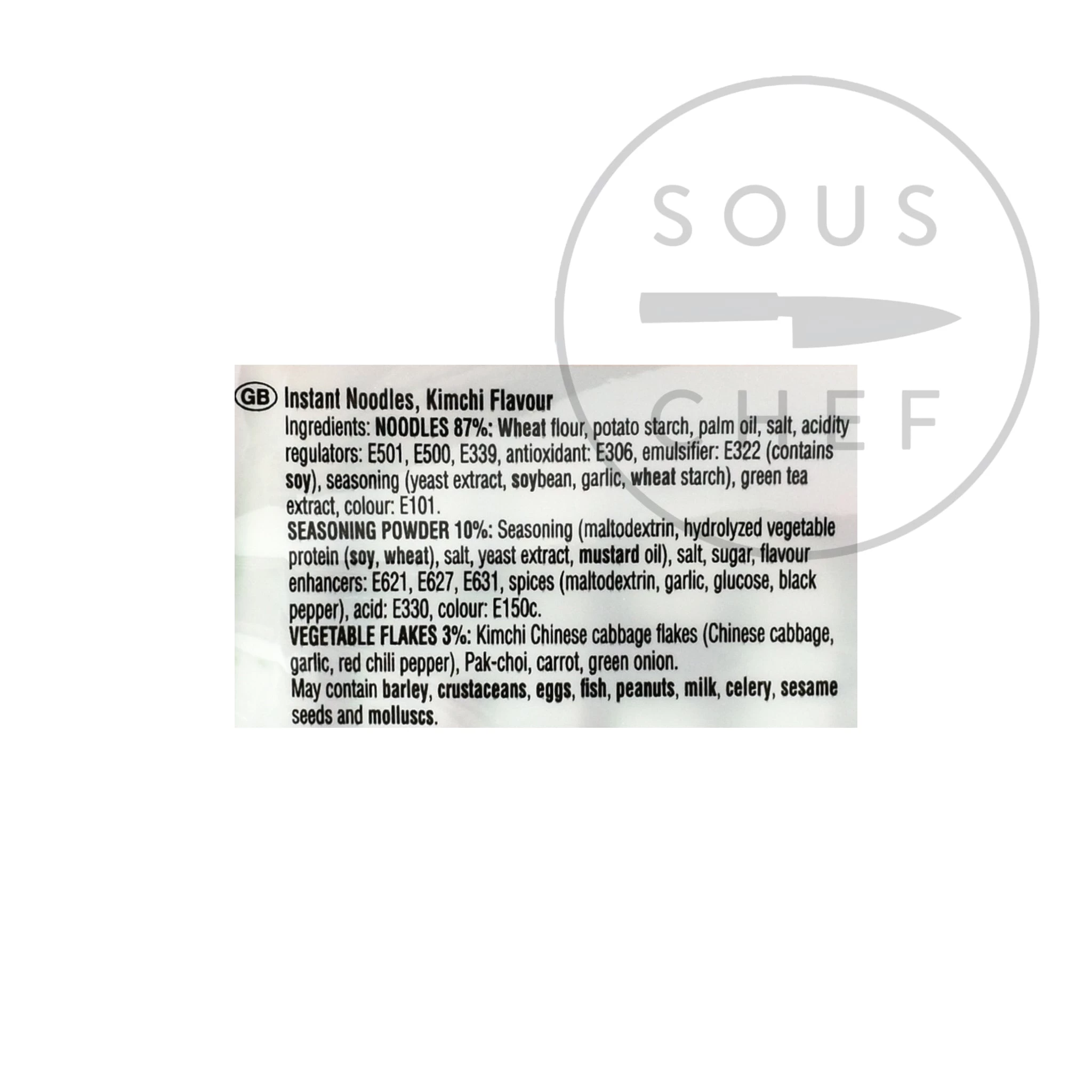 Nongshim Kimchi Ramyun 5x120g Ingredients 5 Nongshim Kimchi Ramyun 5x120g Ingredients – Image 3