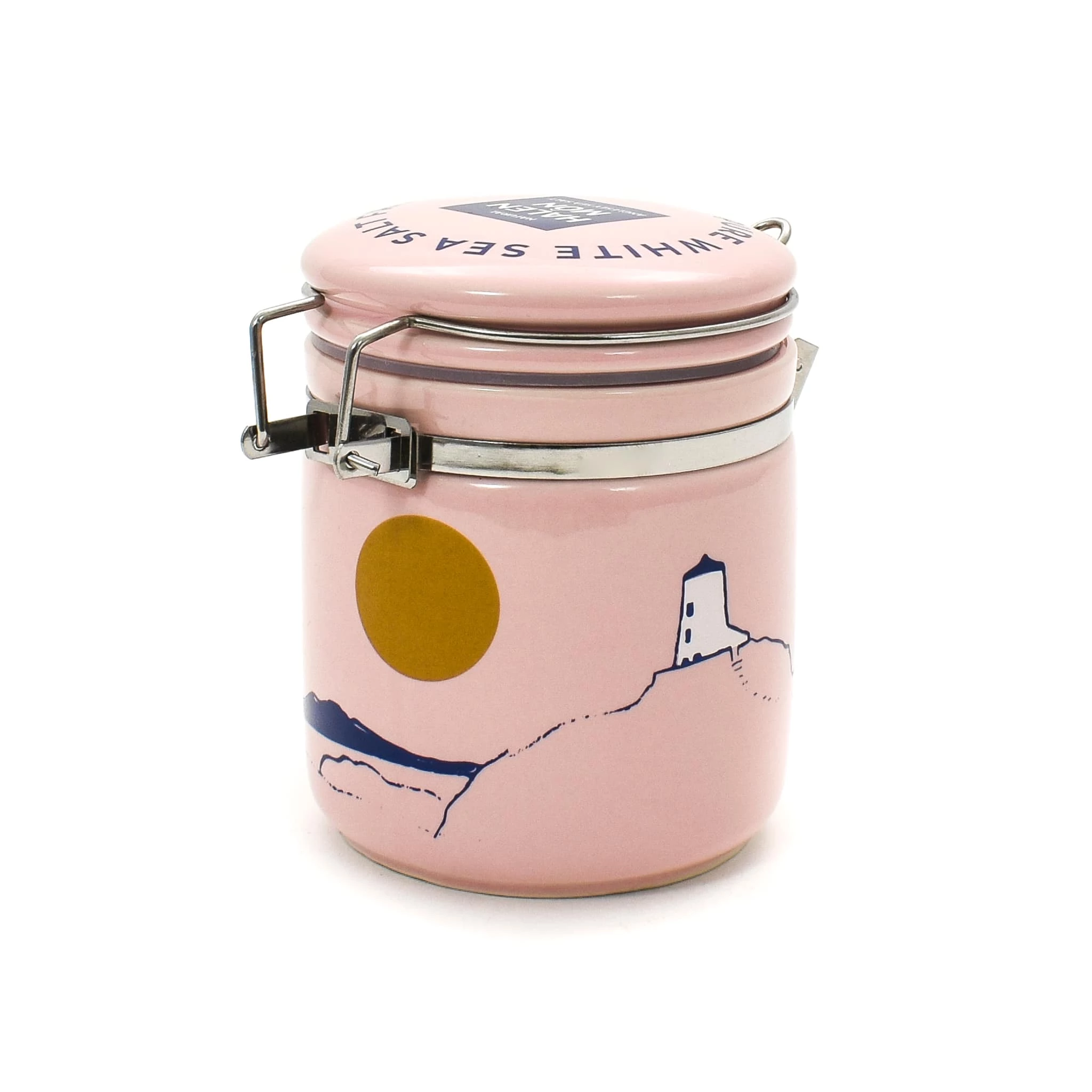 Halen Môn Ingredients Halen Mon Pink Llanddwyn Ceramic Jar + 100g Pure White Sea Salt 3 Halen Môn Ingredients Halen Mon Pink Llanddwyn Ceramic Jar + 100g Pure White Sea Salt