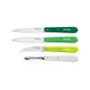Ensemble De 4 Couteaux Opinel Kitchen Essentials - Verts 2 Ensemble De 4 Couteaux Opinel Kitchen Essentials - Verts -Sous Chef Boutique IC0050 OpinelKitchenEssentials4KnifeSet Greens