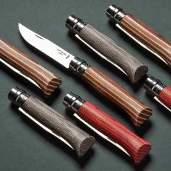 Couteau Pliant Sandvik De Bouleau Opinel Brun Cuisinière -Sous Chef Boutique IC0077 OpinelBrownBirchSandvikFoldingKnife LS1