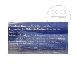 Tanoshiya Knife-cut Noodles 400g Ingredients 8 Tanoshiya Knife-cut Noodles 400g Ingredients -Sous Chef Boutique ID0197 Knife cutNoodles 2