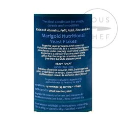 Marigold Engevita Nutritional Yeast Flakes With Added B12 125g Ingredients 9 Marigold Engevita Nutritional Yeast Flakes With Added B12 125g Ingredients -Sous Chef Boutique IF0027 NutritionalYeastFlakesWithAddedB12 2