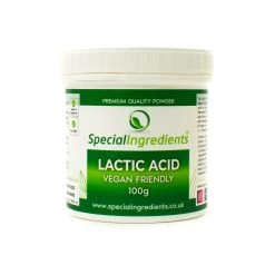 Special Ingredients Vegan Lactic Acid Powder 100g Ingredients