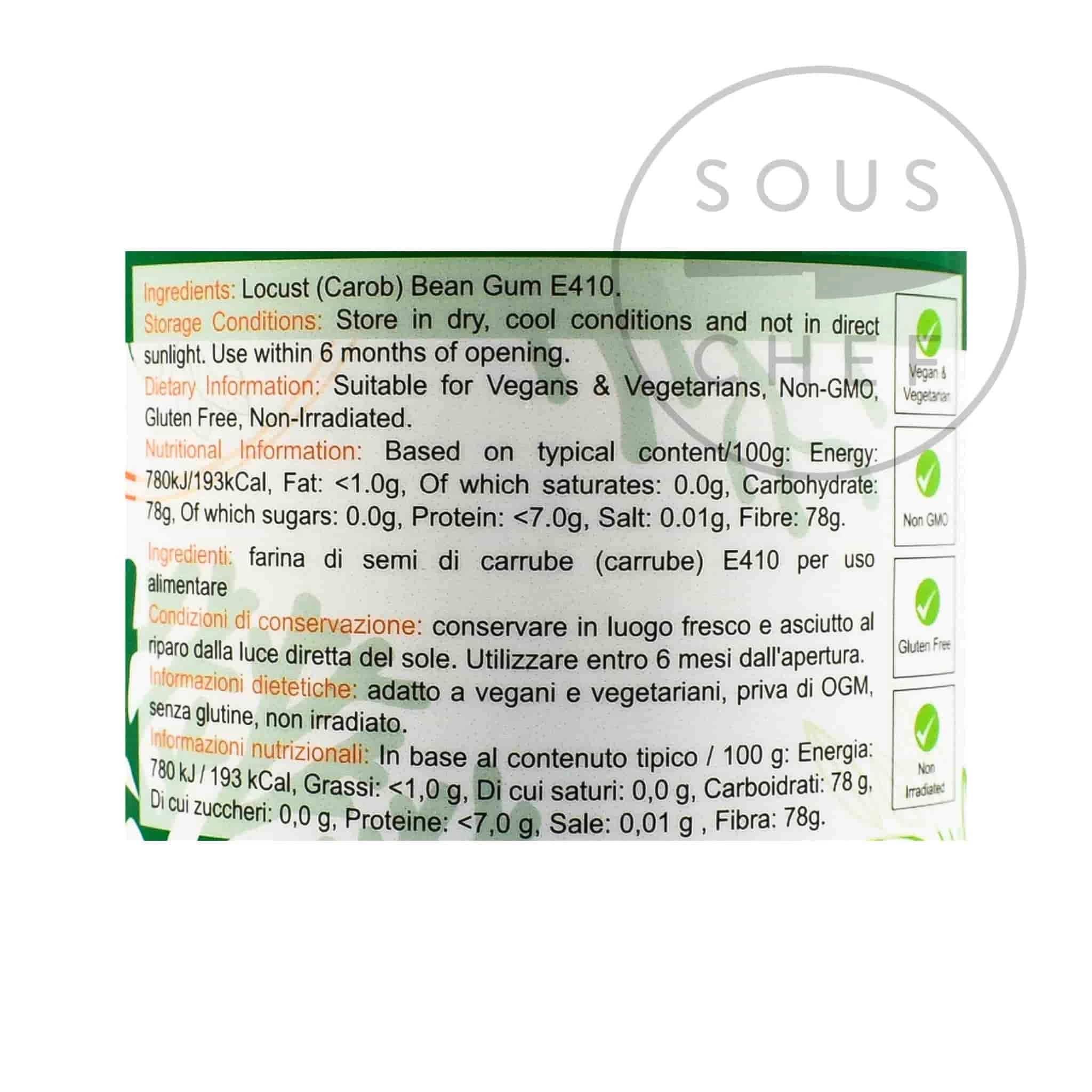 Special Ingredients Ingrédients Spéciaux Haricot De Locust Gum 100g 4 Special Ingredients Ingrédients Spéciaux Haricot De Locust Gum 100g – Image 2