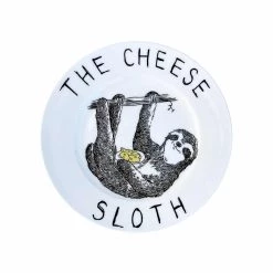 Jimbob Art Cheese Sloth Side Assiette 20cm Vaisselle