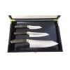 Suncraft Couteau De Cuisine Seki 3 Couches Trio Avec Boîte Cadeau En Bois 1 Suncraft Couteau De Cuisine Seki 3 Couches Trio Avec Boîte Cadeau En Bois -Sous Chef Boutique JK0038 Seki3LayerKnifeTriowithWoodenGiftBox