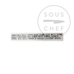 S&B S&B Shichimi Togarashi Spice Mix 15g 7 S&B S&B Shichimi Togarashi Spice Mix 15g -Sous Chef Boutique JP0002 ShichimiTogarashiSpiceMix15gnutrition