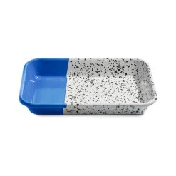 Kapka Couleur Pop Émail Roasting And Serving Dish Cobalt Blue Cookware