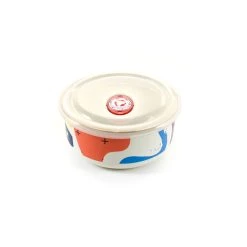 Kapka Abstract Enamel Conteneur De Stockage Moyen 16cm Cuisinière