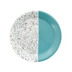 Kapka Enamel - Kapka Couleur Pop Enamel Assiette Turquoise