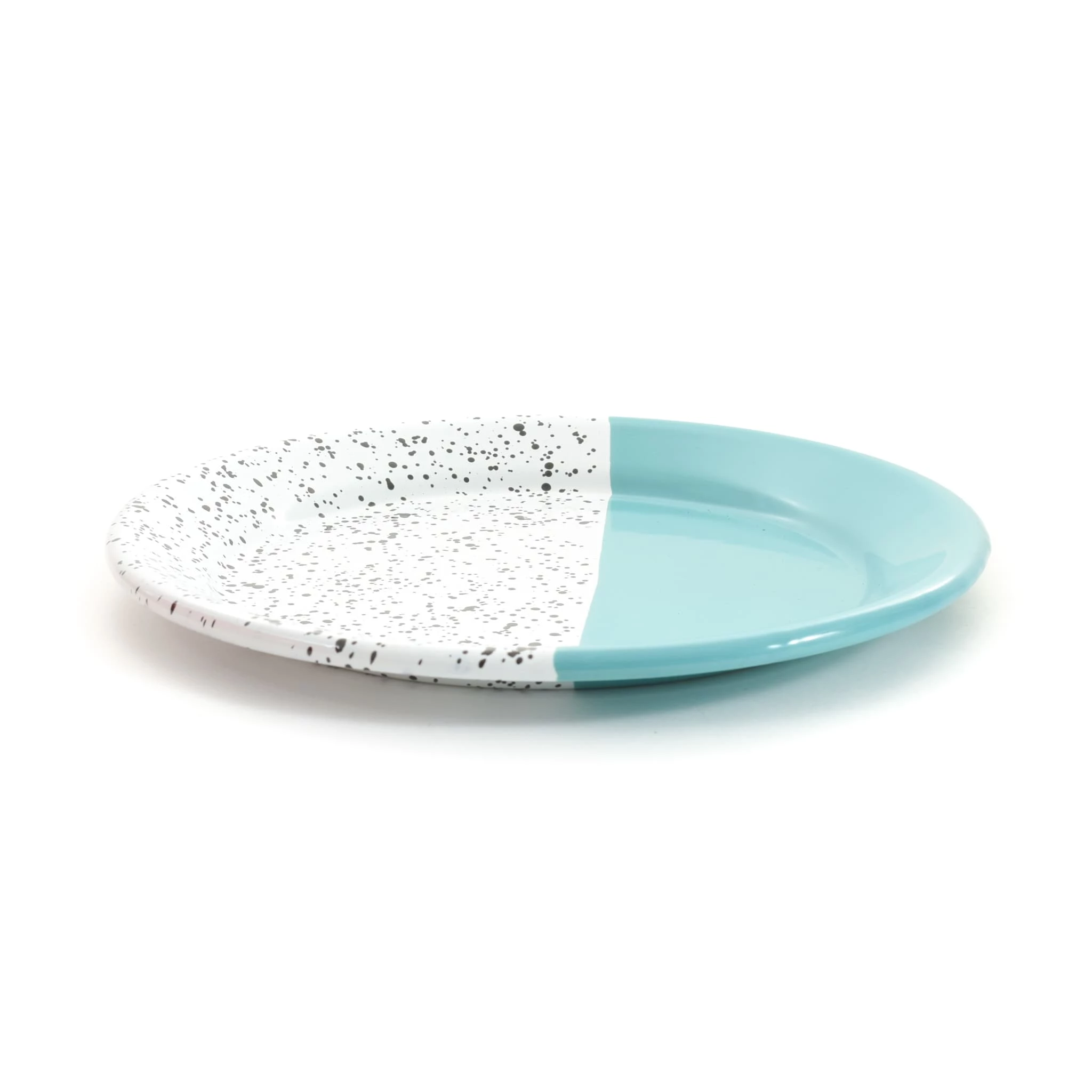 Kapka Enamel - Kapka Couleur Pop Enamel Assiette Turquoise 4 Kapka Enamel - Kapka Couleur Pop Enamel Assiette Turquoise – Image 2