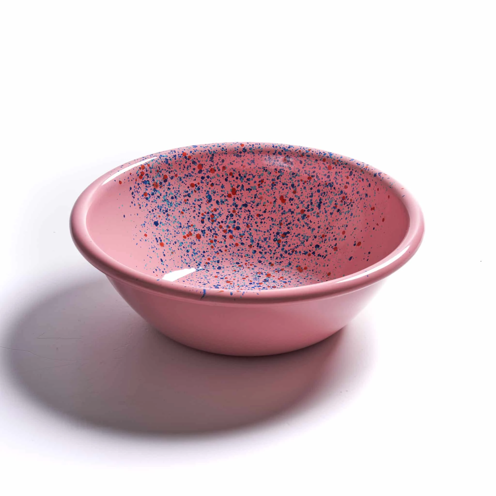 Kapka Enamel - Kapka Splatter Fest Enamel Bowl Rose 4 Kapka Enamel - Kapka Splatter Fest Enamel Bowl Rose – Image 2