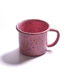 Kapka Splatter Fest Émail Mug Rose