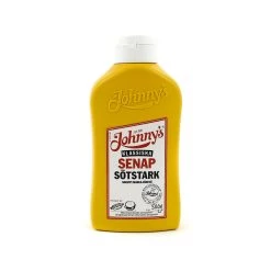 Johnny's Hot And Sweet Swedish Mustard 500g