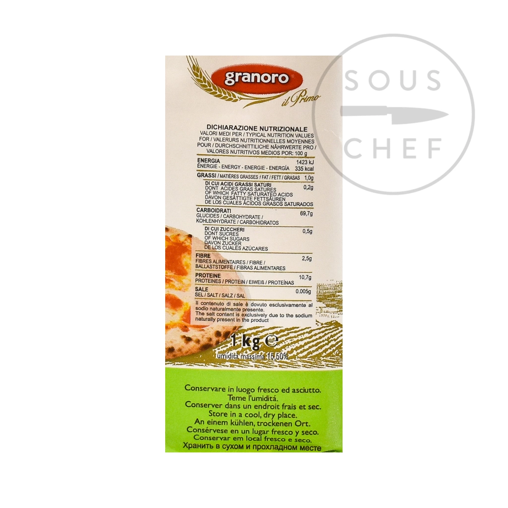 Granoro Type "0" Farine Pour Pizza 1kg INSPIRATION SAISONNELLE 4 Granoro Type "0" Farine Pour Pizza 1kg INSPIRATION SAISONNELLE – Image 2