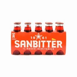 Ingrédients Sanbitter Rosso - 10 Bouteilles