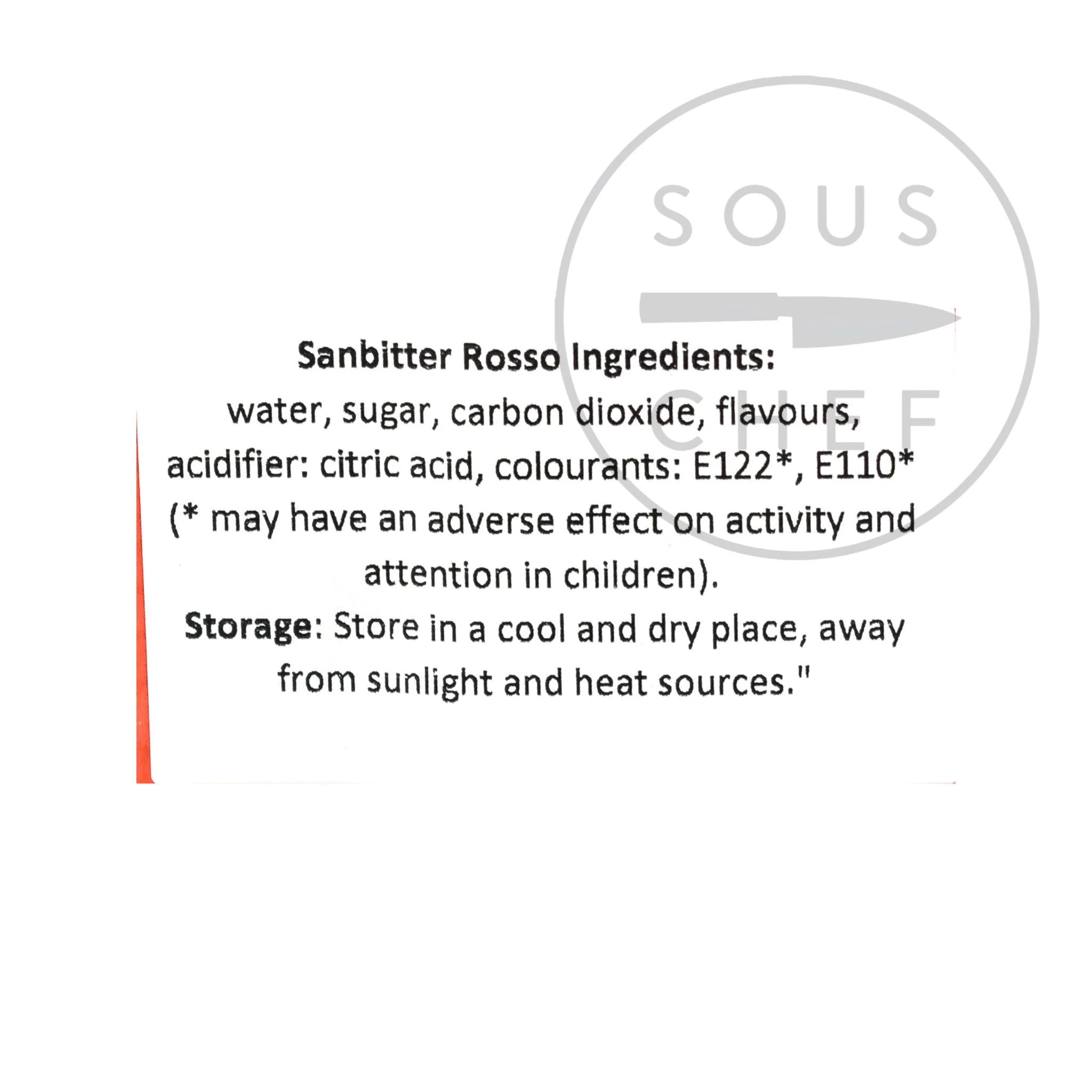 Ingrédients Sanbitter Rosso - 10 Bouteilles 5 Ingrédients Sanbitter Rosso - 10 Bouteilles – Image 3