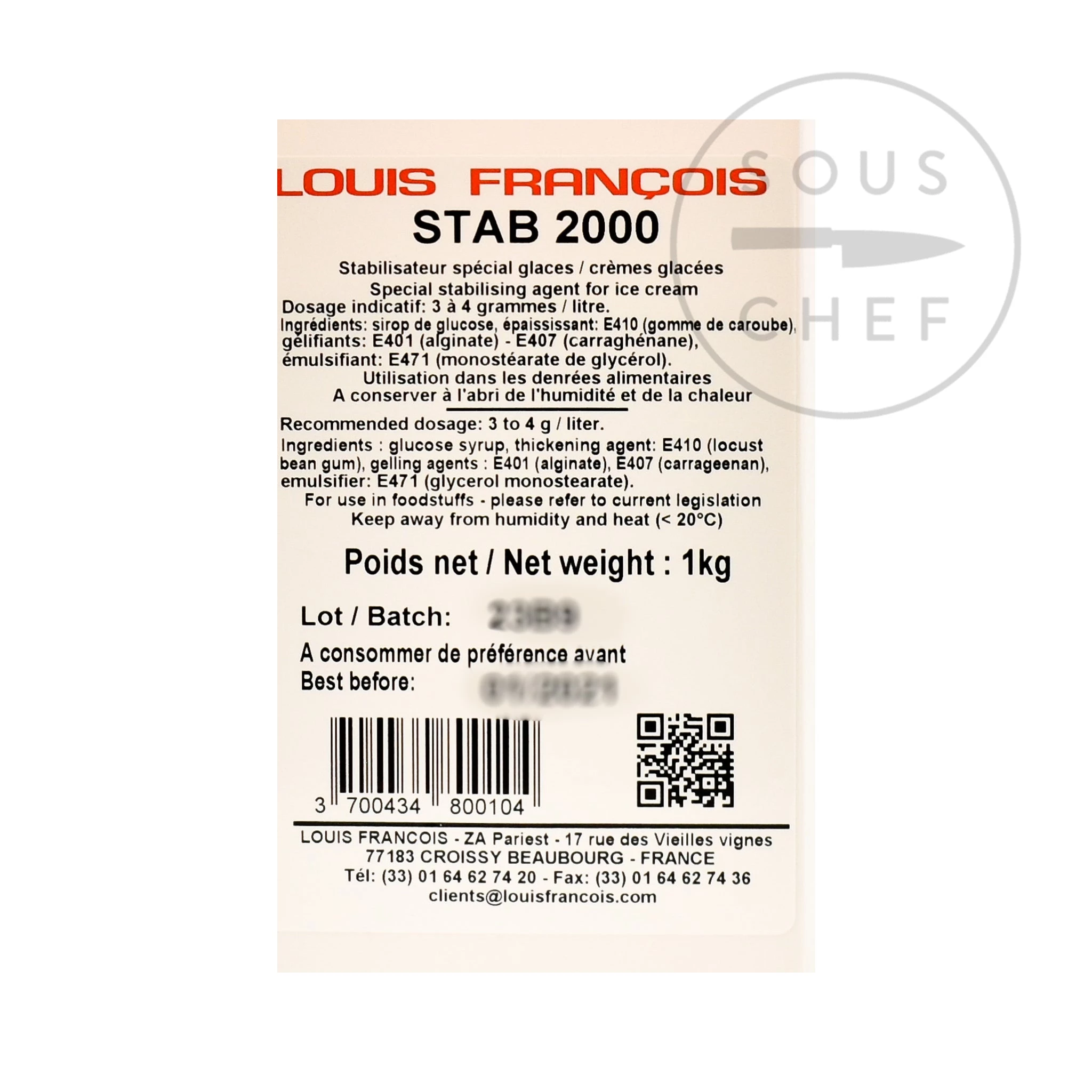 Louis Francois Stab 2000 1kg 4 Louis Francois Stab 2000 1kg – Image 2