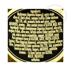 Marini Azzolini Sauce Truffée Aux Olives Et Aux Anchois 80g Ingrédients -Sous Chef Boutique MT0001 TasteOfTruffleWithMushrooms Almonds 2