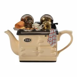 Novelty Tea Thé De Nouveauté Aga Dimanche Roast Teapot Crème 1.3L
