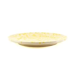 Sous Chef Boutique -Sous Chef Boutique NC0032 PugliaYellowSplatterDinnerPlate27cm var