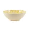 Puglia Handmade Pouilles Pouilles Faites à La Main Pouilles Jaune éclaboussure Grande Salade Bol 28cm Vaisselle -Sous Chef Boutique NC0035 PugliaYellowSplatterLargeSaladBowl28cm var