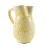 Puglia Handmade Puglia Articles De Table Faits à La Main Puglia Pitcher En Céramique à éclaboussure Jaune 1 Puglia Handmade Puglia Articles De Table Faits à La Main Puglia Pitcher En Céramique à éclaboussure Jaune -Sous Chef Boutique NC0036 PugliaYellowSplatterCeramicPitcher