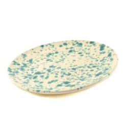 Puglia Handmade Pouilles Pouilles Artisanales Aquamarine Splatter Assiette De Dîner 27cm 9 Puglia Handmade Pouilles Pouilles Artisanales Aquamarine Splatter Assiette De Dîner 27cm -Sous Chef Boutique NC0046 PugliaAquamarineSplatterDinnerPlate27cm var2