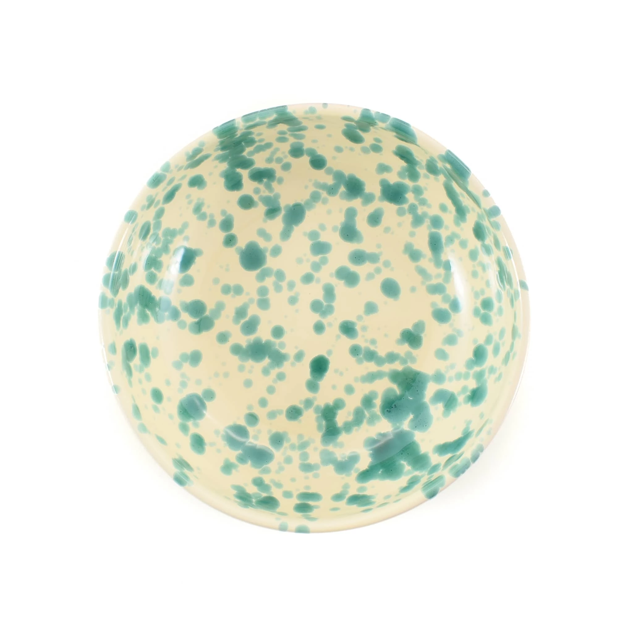 Puglia Handmade Puglia Pouilles Artisanales Aquamarine Splatter Bowl 19cm Vaisselle 5 Puglia Handmade Puglia Pouilles Artisanales Aquamarine Splatter Bowl 19cm Vaisselle – Image 3
