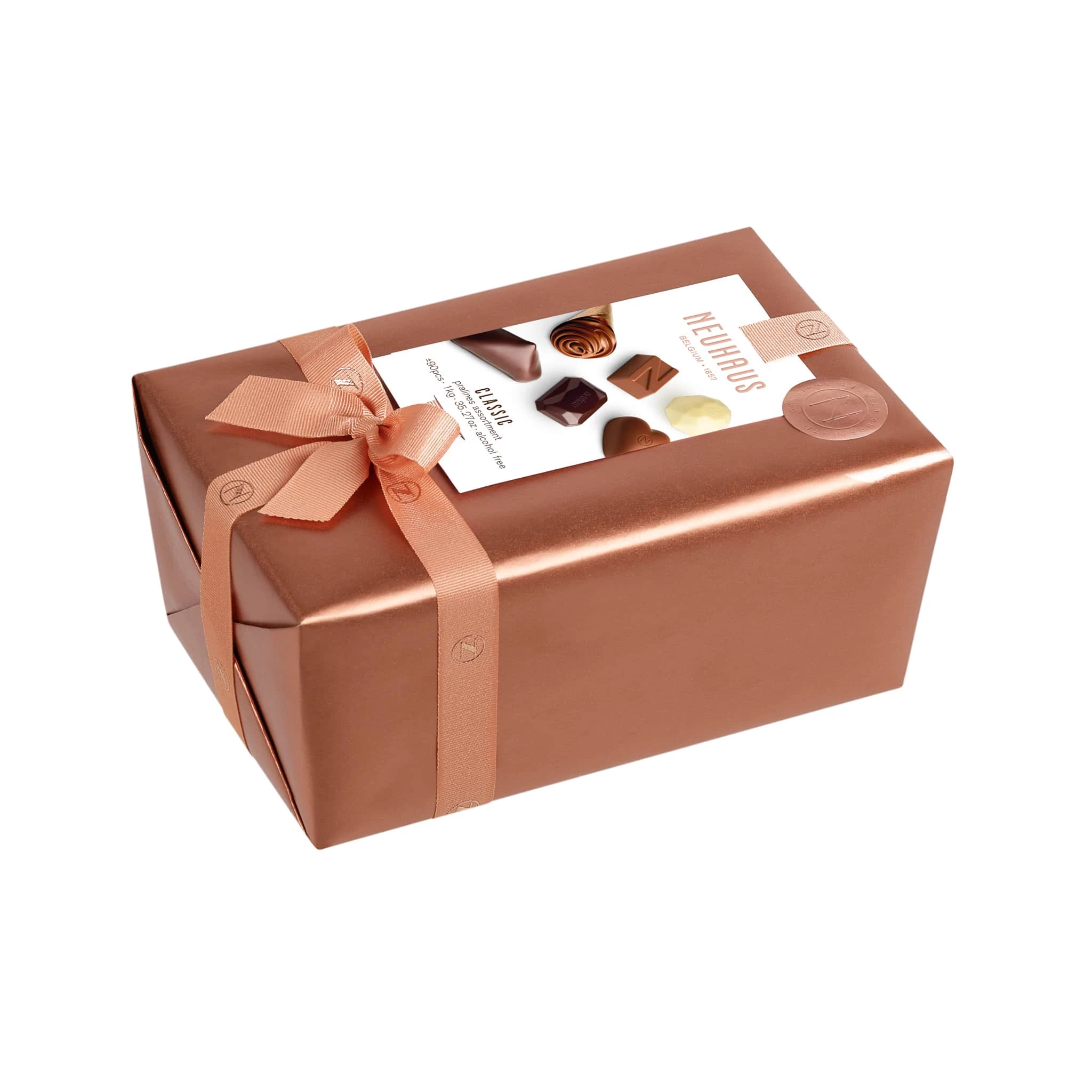 Ballotin Classique Au Chocolat Belge Neuhaus - Praliné Ganache & Giandoja 1Kg Chocolats Belges Neuhaus 3 Ballotin Classique Au Chocolat Belge Neuhaus - Praliné Ganache & Giandoja 1Kg Chocolats Belges Neuhaus