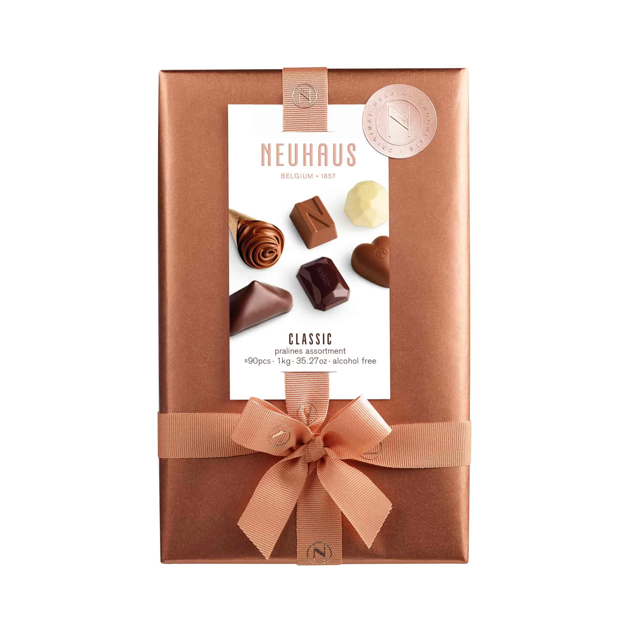 Ballotin Classique Au Chocolat Belge Neuhaus - Praliné Ganache & Giandoja 1Kg Chocolats Belges Neuhaus 4 Ballotin Classique Au Chocolat Belge Neuhaus - Praliné Ganache & Giandoja 1Kg Chocolats Belges Neuhaus – Image 2