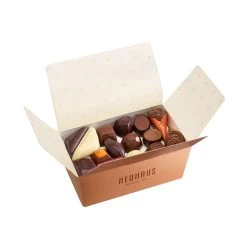 Ingredients Neuhaus Belgian Chocolate Classic Ballotin - Praliné Ganache & Gianduja 500g 8 Ingredients Neuhaus Belgian Chocolate Classic Ballotin - Praliné Ganache & Gianduja 500g -Sous Chef Boutique NE0003 NeuhausBelgianChocolateClassicBallotin PralineGanache Gianduja500g open