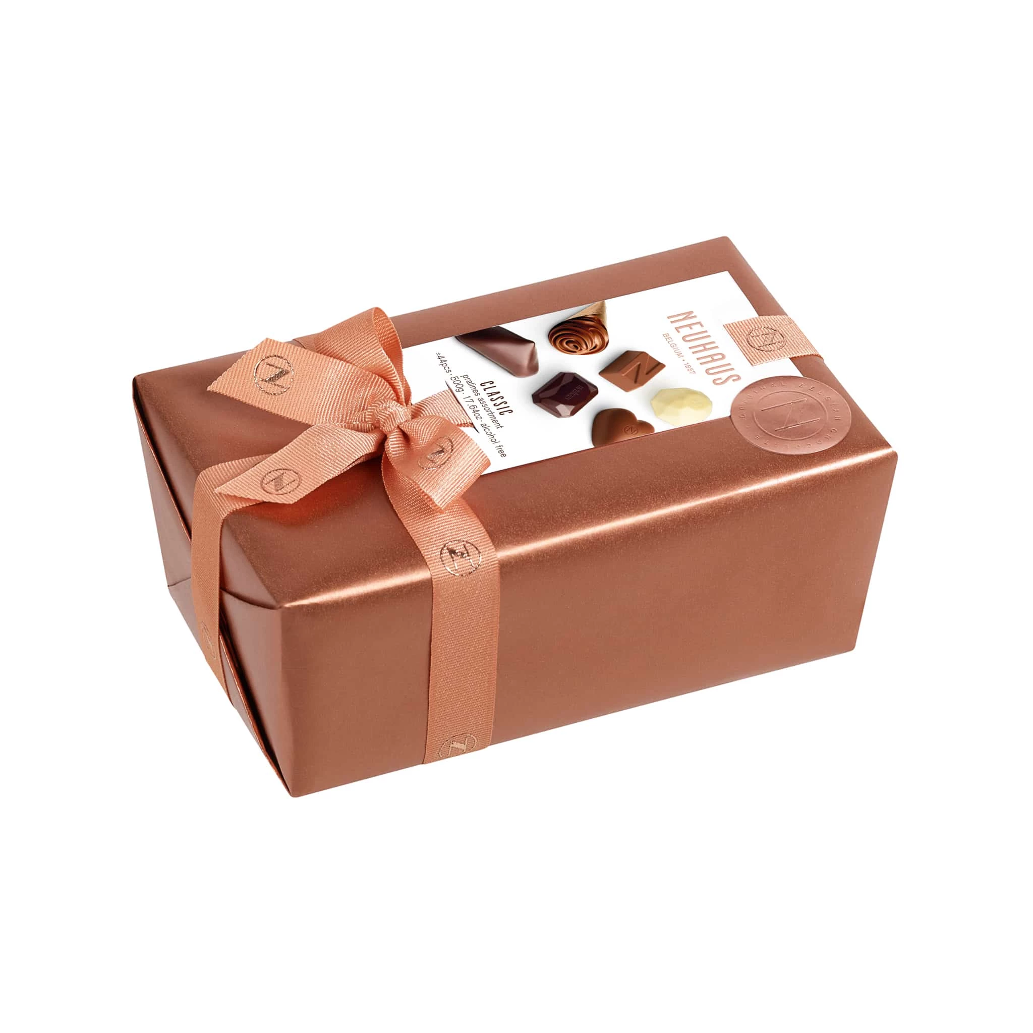 Ingredients Neuhaus Belgian Chocolate Classic Ballotin - Praliné Ganache & Gianduja 500g 3 Ingredients Neuhaus Belgian Chocolate Classic Ballotin - Praliné Ganache & Gianduja 500g