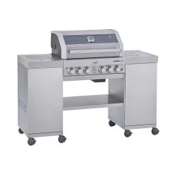 Rosle Videro G4-SL Vario+ Gaz BBQ Island Cuisinière En Acier Inoxydable