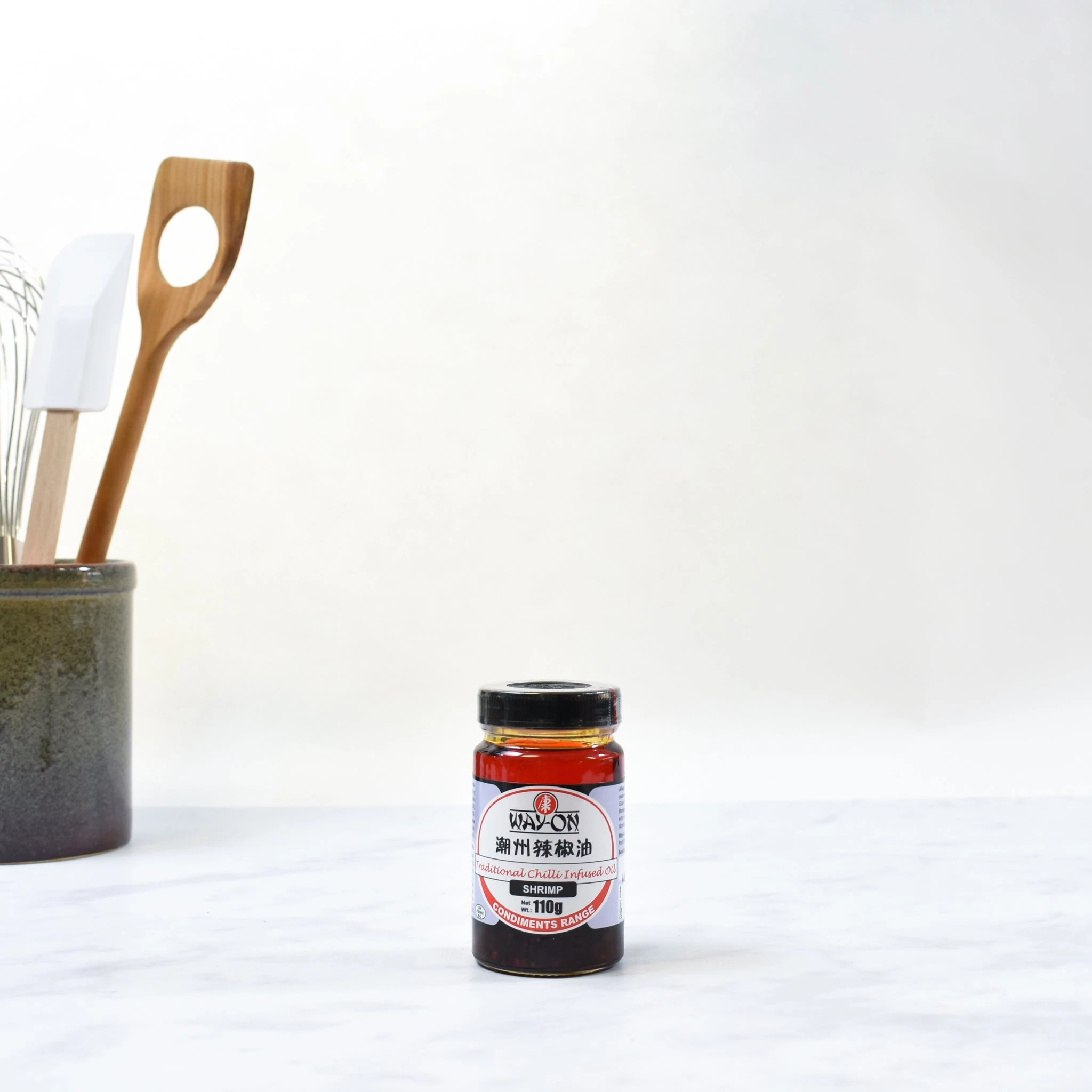 Way-On Huile De Chilli Avec Crevette 110g 5 Way-On Huile De Chilli Avec Crevette 110g – Image 3