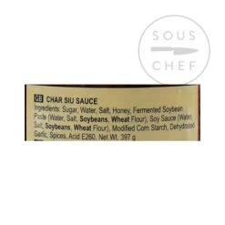 Ingredients Lee Kum Kee Char Siu Sauce For Chinese BBQ 397g -Sous Chef Boutique SE0086 LeeKumKeeCharSiuSauceForChineseBBQ 2