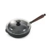 Cuisinière Skeppshult Traditionnelle Cast Iron Deep Saute Pan Avec Couvercle 25cm -Sous Chef Boutique SH0019 Skeppshult Traditional Cast Iron Deep Saute Pan with Lid