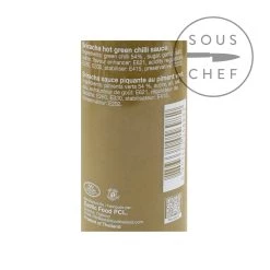 Flying Goose Green Sriracha 455ml 8 Flying Goose Green Sriracha 455ml -Sous Chef Boutique SI0082 FlyingGooseSrirachaGreen455ml nutrition 2