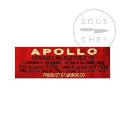 Apollo Sardines In Vegetable Oil 125g Ingredients -Sous Chef Boutique SR0001 ApolloSardinesinVegetableOil125g nutrition 2
