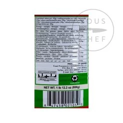 Ghana Fresh Crème De Noix De Palme Frais Au Ghana 800g -Sous Chef Boutique SR0003 GhanaFreshGhanaFreshPalmNutCream800g nutrition