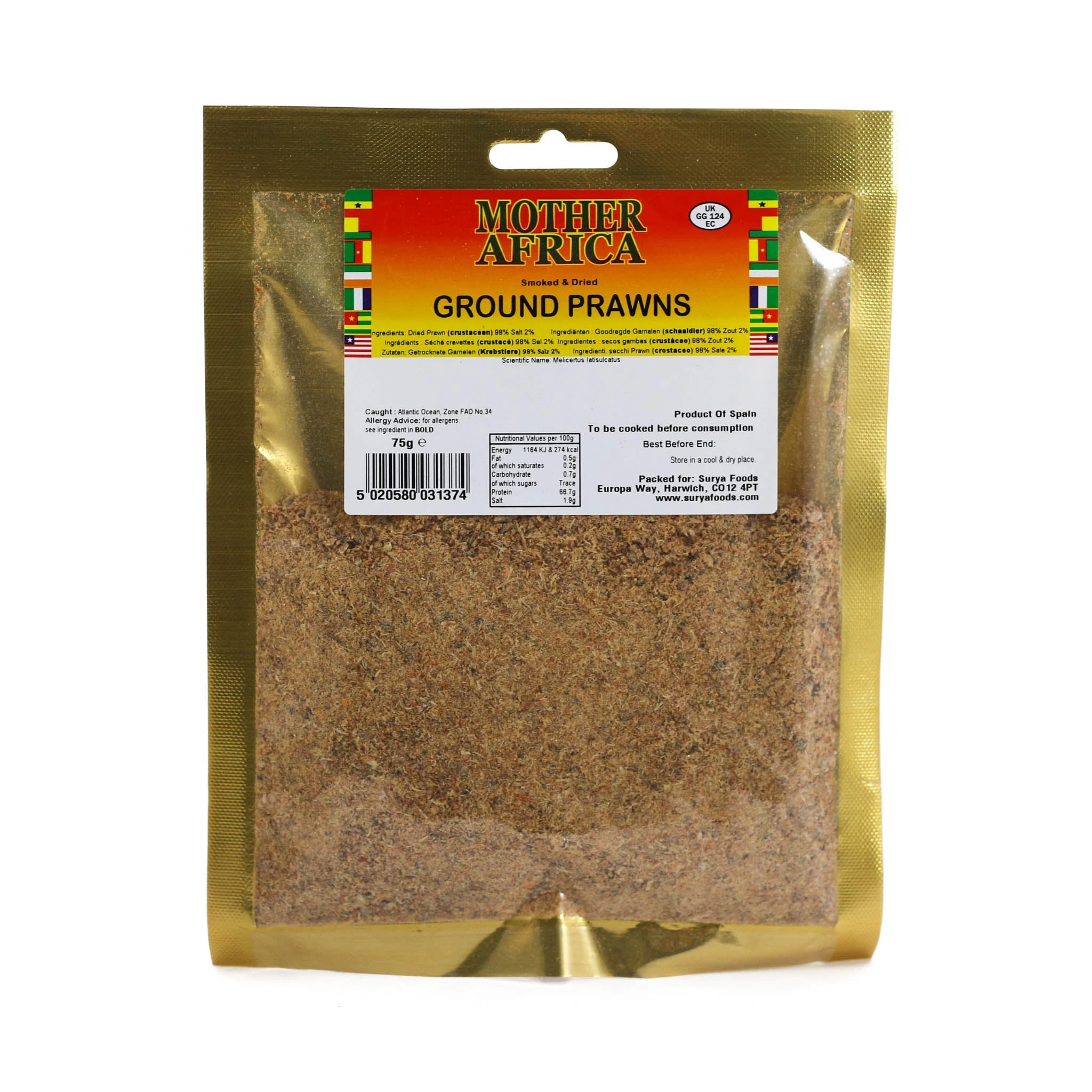 Mother Africa Ground Crewn 75g Ingrédients Africains 3 Mother Africa Ground Crewn 75g Ingrédients Africains