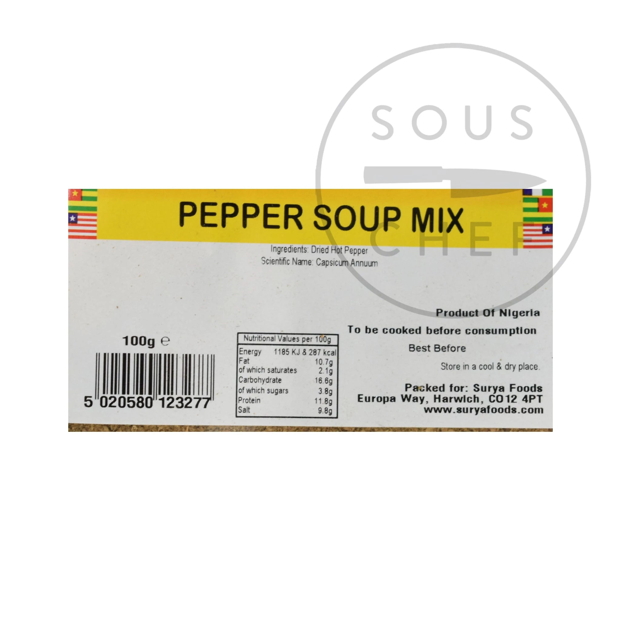 Mother Africa Pepper Soupe Mix 100g Ingrédients Africains 4 Mother Africa Pepper Soupe Mix 100g Ingrédients Africains – Image 2