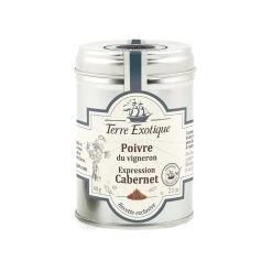 Ingredients Terre Exotique Winemakers Pepper Blend Cabernet 60g