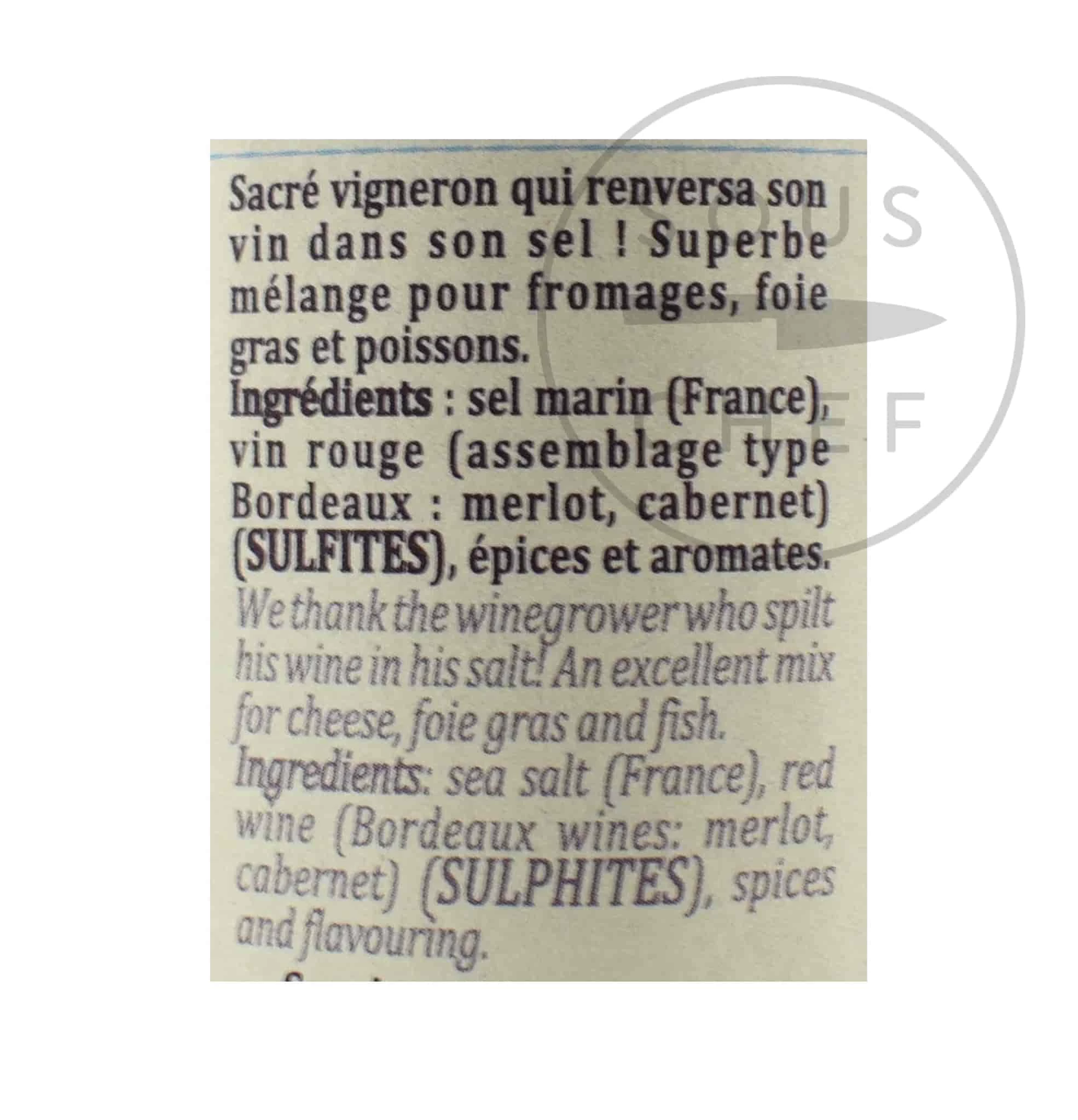 Terre Exotique Winemaker's Salt 80g 4 Terre Exotique Winemaker's Salt 80g – Image 2