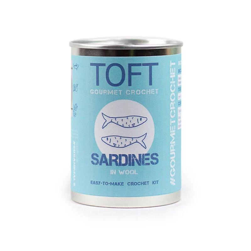 Sardines Toft Dans Un étain Gourmet Crochet Kit Cadeaux 3 Sardines Toft Dans Un étain Gourmet Crochet Kit Cadeaux