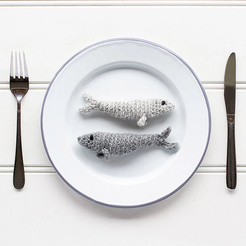 Sardines Toft Dans Un étain Gourmet Crochet Kit Cadeaux 6 Sardines Toft Dans Un étain Gourmet Crochet Kit Cadeaux – Image 4