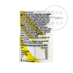 Ingredients Yutaka Yuzu Ponzu Sauce 150ml -Sous Chef Boutique TZ0062 YutakaYuzuPonzuSauce150ml nutrition 2
